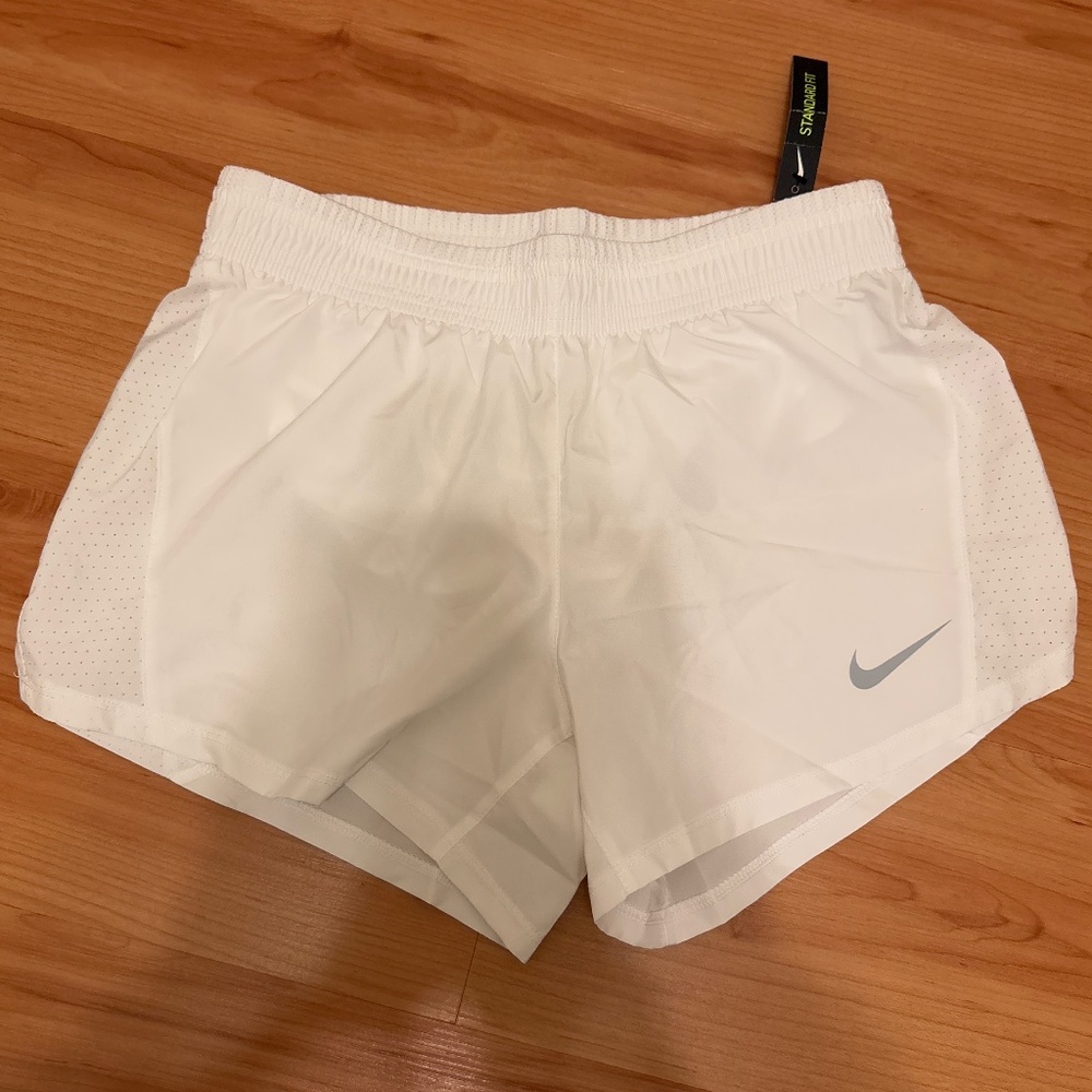 Nike DRI-FIT white shorts